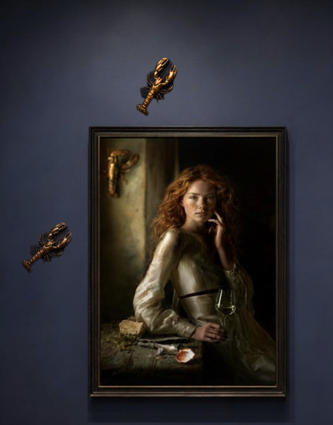 Copper Flint shown with the hand-sculpted lobster pair — ORGNL × Anoek Hovestad