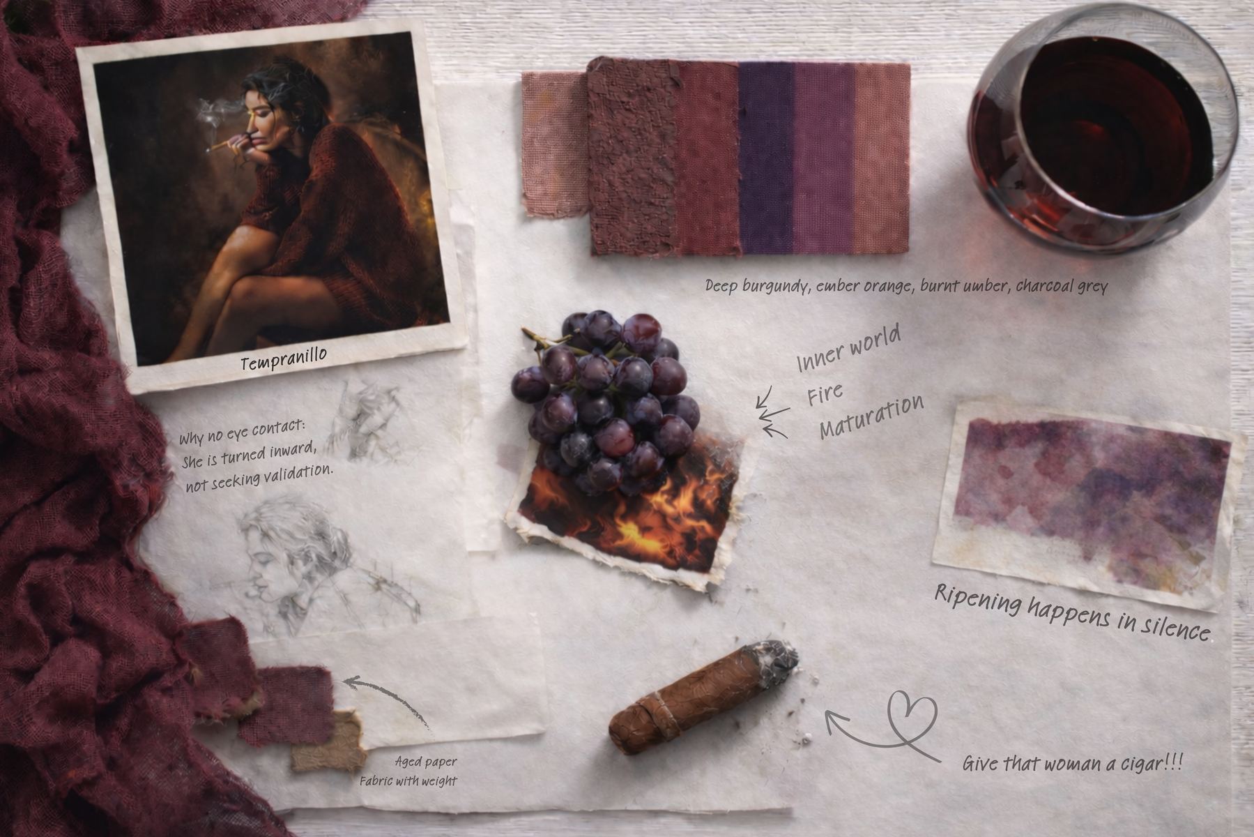 Moodboard — Stay a Little Longer, Amarone
